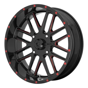 MSA Offroad Wheels – M35 BANDIT – Black – 18″x7″ 0mm – Summer Wheels – M35-018756R